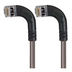 屏蔽6类直角型跳线，直角左出线/直角左出线，灰，20英尺（6.1米）的图片